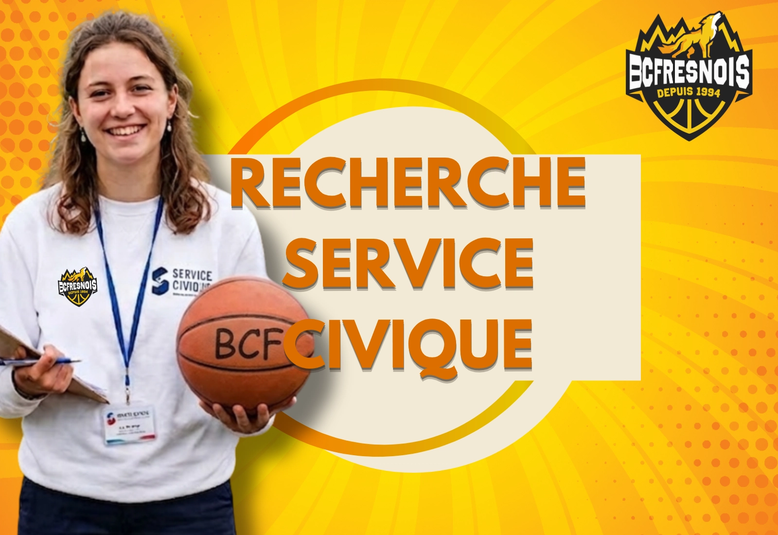 ON RECHERCHE UN SERVICE CIVIQUE